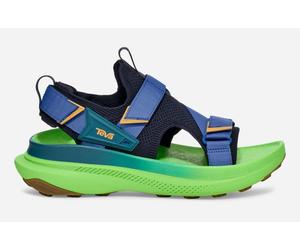 Men's TEVA Aventrail Trail Running Sandals in Total Eclipse/Green Flash, Size 9