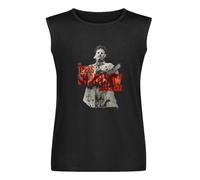 Men's Texas Chainsaw Massacre Leatherface Jersey Sleeveless T Shirts Vest Black L