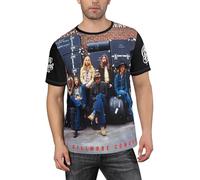 Men's The American Allman Rock Brothers Band T-Shirt Casual Short-Sleeve Tees Concert Merch Lightweight Tee-Shirt Black M