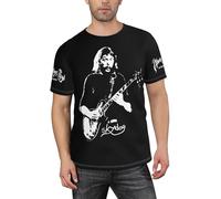Men's The American Allman Rock Brothers Band T-Shirt Casual Short-Sleeve Tees Concert Merch Lightweight Tee-Shirt Black XL