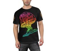 Men's The American Allman Rock Brothers Band T-Shirt Casual Short-Sleeve Tees Concert Merch Lightweight Tee-Shirt Black S