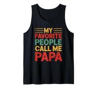 Mens The Best Title I Have is Papa Loved by My People Tank Top