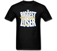 Men's The Biggest Loser T-Shirt Unisex Tee Black XL