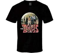 Men's The Byrds Band Vintage Standard Adult Men T Shirt Black