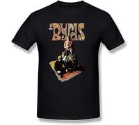 Men's The Byrds Cotton Short Men T Shirt-Black