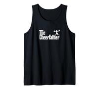 Mens The Cheer Father Funny Cheerleader Dad Gift Tank Top