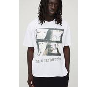Men's The Cranberries Oversized License Print T-Shirt | White | Size 3X-Large | BOOHOOMAN