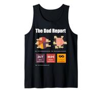 Mens The Dad Reporting Dashboard Infographic Tank Top