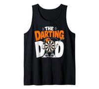 Mens The Darting Dad Dart Player dad Dart Tank Top