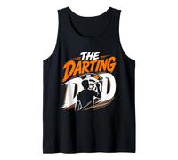 Mens The Darting Dad Dart Player dad Dart Tank Top