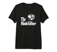 Mens The HookFather Boxing Gloves Funny Boxer Dad Gift Premium T-Shirt