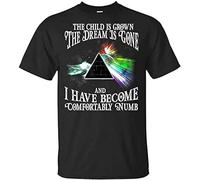 Men's The is Grown The Dream is Gone Comfortably Numb Black W Style Tee Shirt Colour38 T-Shirts Black XXL
