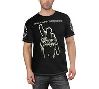 Men's The Machine Rock Band Rage Against T-Shirt Stylishprinted Short Sleeve Shirt Casual and Versatile Suitable for Multiple Scenarios Multicoloured M