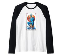 Mens The Murse Male Nurse Funny Skeleton Tarot Card Graphic Raglan Baseball Tee