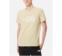 The North Face Mens Woodcut Dome T Shirt Gravel - Beige Cotton - Size Small