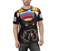 Men's The Rock Band T-Shirt Casual Short-Sleeve Tees Concert Merch Lightweight Tee-Shirt Black 3XL
