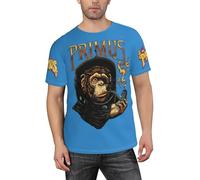 Men's The Rock Band T-Shirt Casual Short-Sleeve Tees Concert Merch Lightweight Tee-Shirt Black XL