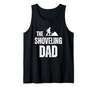 Mens The Shoveling Dad | Snow Soil Work Shovel Father's Day Tank Top