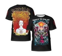 Men's The Stone Age Rock Band T-Shirts Short Sleeve Tee Shirts Crewneck Casual Regular Print Cool Summer Fashion Top Tees, S-3XL