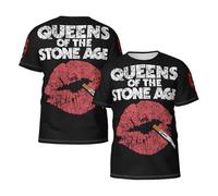 Men's The Stone Age Rock Band T-Shirts Short Sleeve Tee Shirts Crewneck Casual Regular Print Cool Summer Fashion Top Tees, S-3XL
