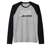 Mens The Super Baba Limited Edition (Turk) - Father's Day Design Raglan Baseball Tee