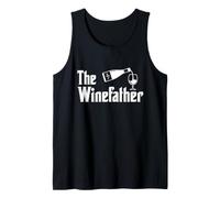 Mens The Wine Father Vineyard Winery Wine Making Dad Winemaker Tank Top
