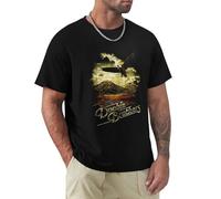 Men's TheDoobie Brothers Cotton Graphic Short Sleeve Crew Neck Clothing Tees T-Shirts Tops T Shirt