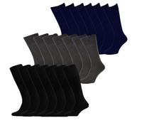 Mens Thermal Knee-High Socks, Adult Over The Knee Ultra Soft Winter Warm Thigh High Internally Brushed Long Length Over The Knee Black Legwarmer UK One Size 6-11 (Grey - Pack Of 3)