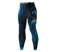 Mens Thermal Leggings Base Layer Trousers Long Johns Stretch Slim Fit Pants for Cycling Walking Athletic Compression Pants Stylish Suitable Workout Black M