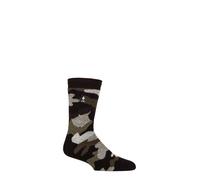 Mens Thermal Socks 2.3 TOG Warm Winter Patterned Stripe 1p SOCKSHOP Heat Holders