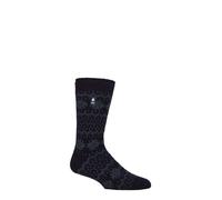 Mens Thermal Socks 2.3 TOG Warm Winter Patterned Stripe 1p SOCKSHOP Heat Holders