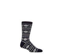 Heat Holders Extra Warm Nordic Thermal Socks for Men | Breathable Lite Winter Socks - Navy - 6-11 UK