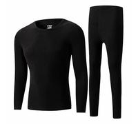Men's Thermal Underwear Set Long Sleeve Thermal Tops and Long Johns Base Layer Sets Fleece Lined Ultra Soft Underwear and Leggings Trousers Bottoms for Winter Wear and Skiing Running Workout L-5XL
