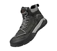 Mens Thermal Winter Boots, Flat Casual High Top Boot Fur Lined Snow Hiking Shoe Outdoor Non-Slip Waterproof Footwear Puncture Resistant Steel Toe Cap Boots Wear-Resistant Lace-Up Boot