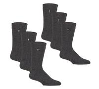 Heat Holders Men's 6 Pairs Original Thick Winter Thermal Socks for Cold Weather in Grey | Size: 12-14 Heat Holders Grey 12-14