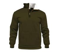 Mens Thick Knit Fleece Warm Winter Cardigans Pullover Sweatshirt Men Jacquard Long Sleeve Sweaters Fleece Lined Jumpers Fitness Outdoor Sweatshirt Leisure Sports Jumpers Comfortable Sweater