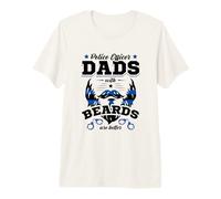 Mens Thin Blue Line - Police Officer Dads with Beards are Better Premium T-Shirt