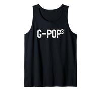 Mens Third Time G-Pop Again 3rd Power Baby Announcement GPop Tank Top