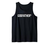 Mens Third Time Godfather Again 3rd Power Baby Announcement Tank Top