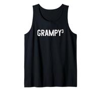 Mens Third Time Grampy Again 3rd Power Baby Announcement Tank Top