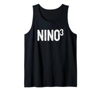 Mens Third Time Nino Again 3rd Power Baby Announcement Tank Top