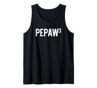 Mens Third Time Pepaw Again 3rd Power Baby Announcement Tank Top