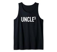 Mens Third Time Uncle Again 3rd Power Baby Announcement Tank Top