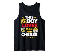 Mens This Boy Loves Mac and Cheese Tank Top