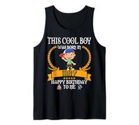 Mens This Cool Boy was Born in May Funny May-Birthday Kid Bro Son Tank Top