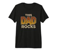 Mens This Dad Rocks - Men's Rock Dad Premium T-Shirt