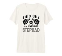 Mens This Guy Has an Awesome Stepdad Premium T-Shirt