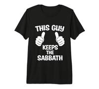 Mens This Guy Keeps The Sabbath Keeper Seventh Day Adventist Premium T-Shirt