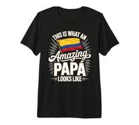 Mens This is What an Amazing Papá Looks Like Colombia Premium T-Shirt