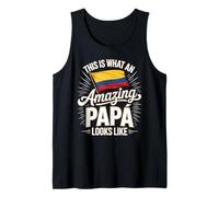 Mens This is What an Amazing Papá Looks Like Colombia Tank Top